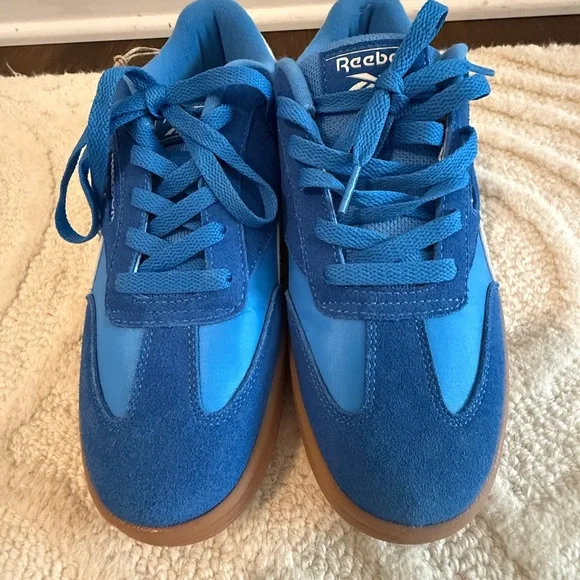 Reebok Classic Blue Sneakers Size 8.5/39 - Picture 2 of 7